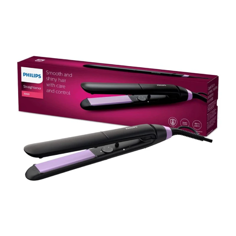 Philips Lisseur Kératine Straightener Série 3000 Rose BHS377/00