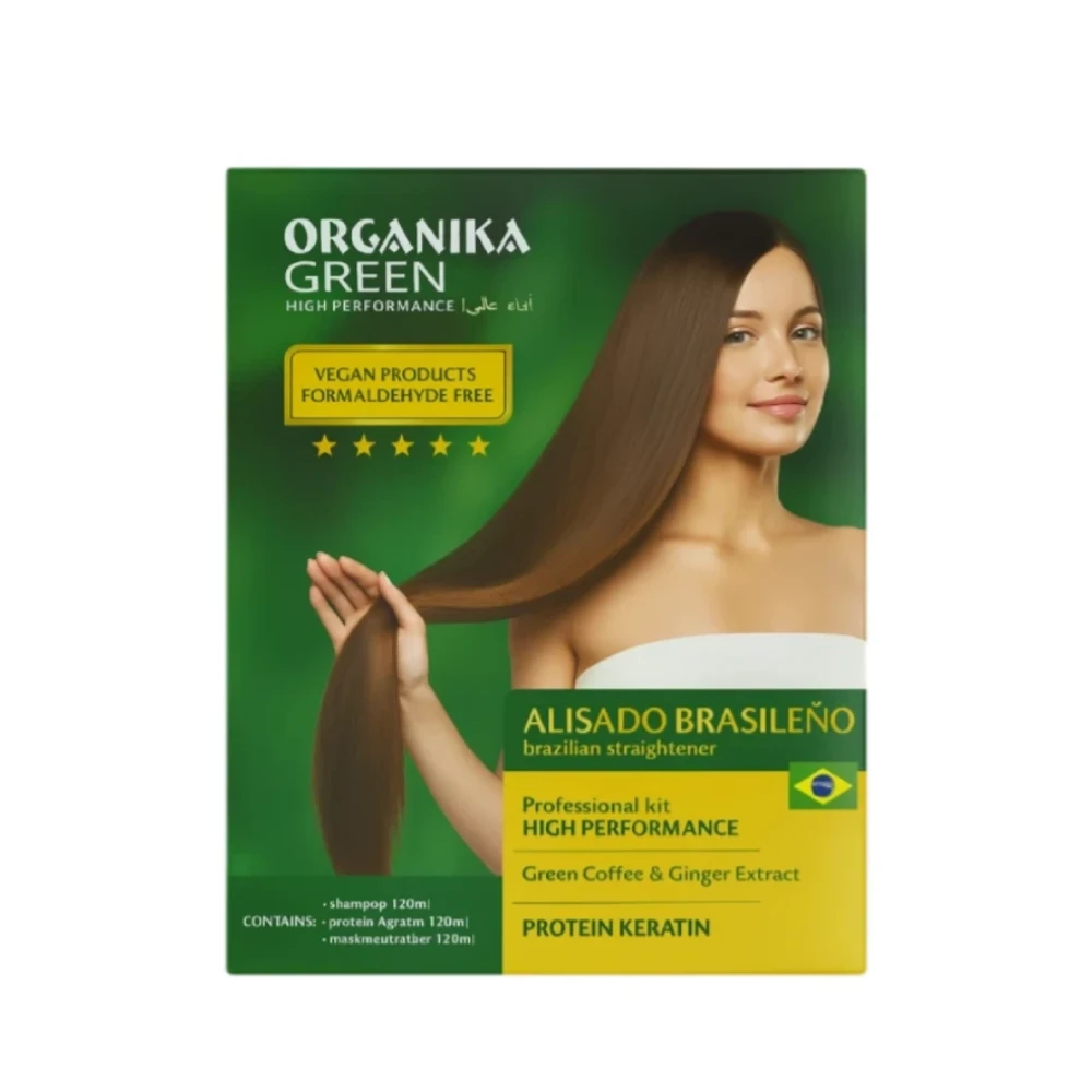 Vegan Lizz Organika Green Kit Lissage 0% Formol 3x120ml