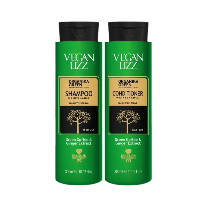 Vegan Lizz Organika Green Shampoing - Après Shampoing 2x300ml