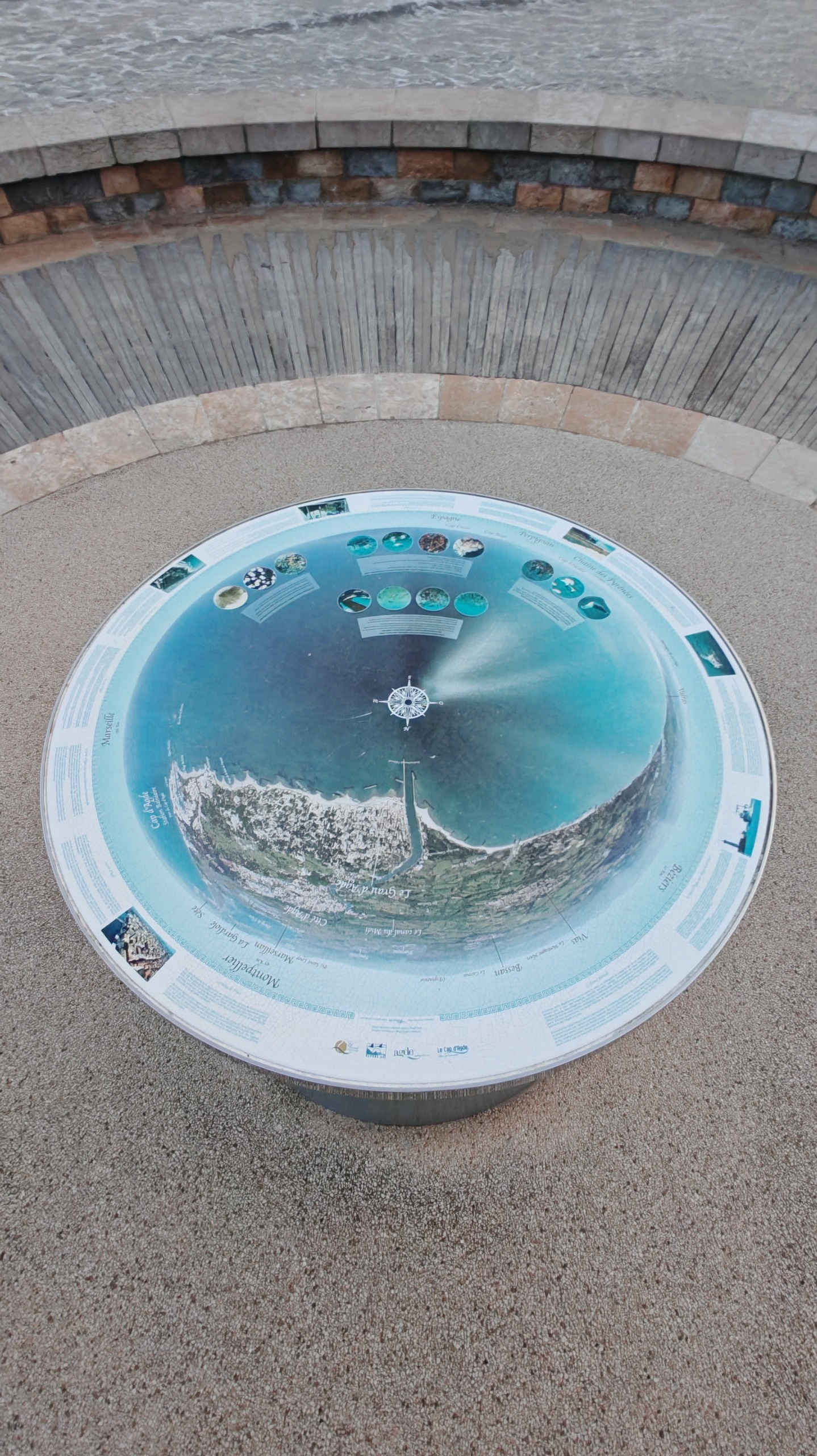 TABLE D'ORIENTATION LE GRAU D'AGDE 