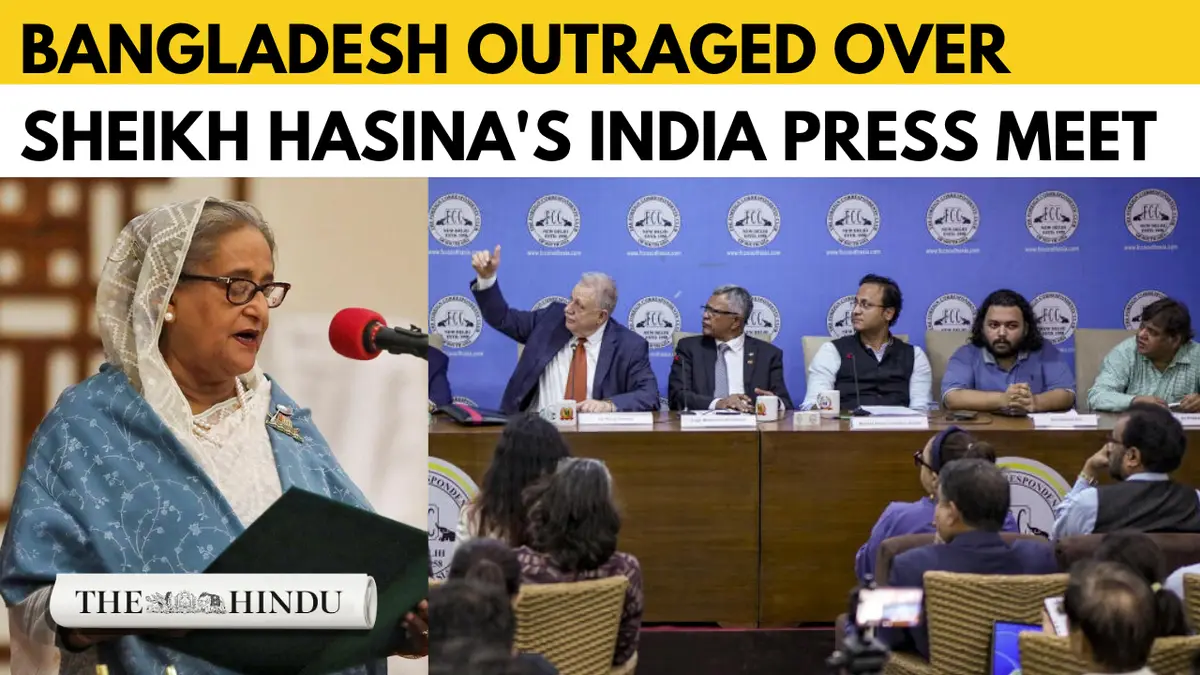 Bangladesh Criticizes India Over Sheikh Hasina’s Press Conference