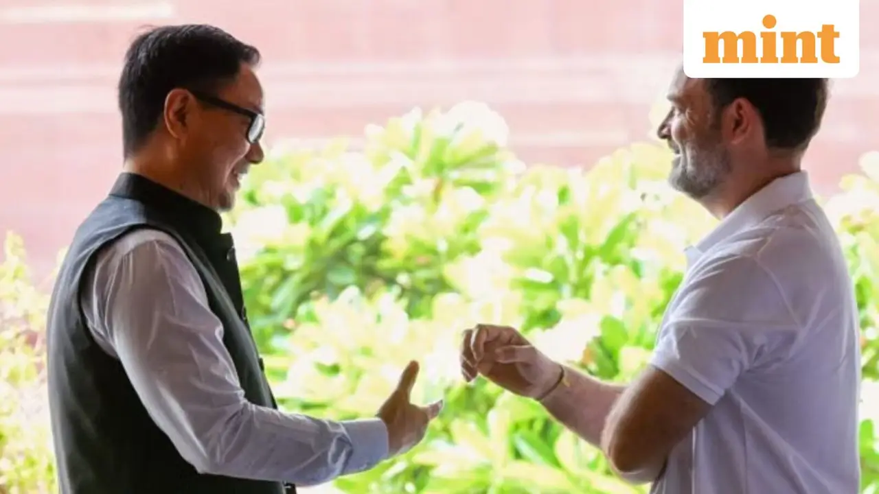 Rahul Gandhi and Kiren Rijiju Debate Women's Reservation Bill Implementation