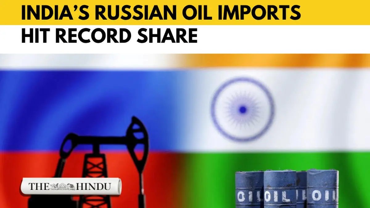 Russia’s Share in India’s Oil Imports Hits Record 48% Amid US Tariff Threat
