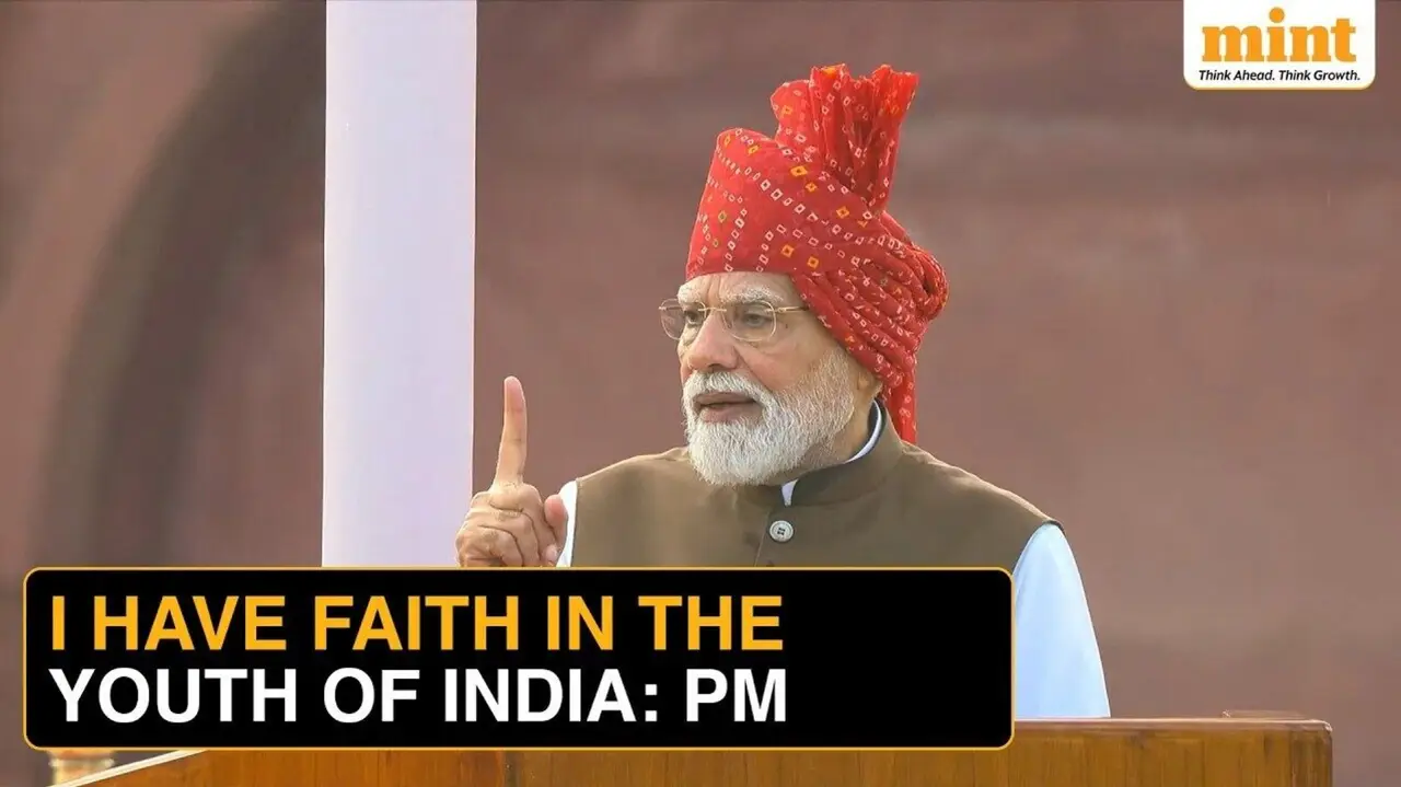 PM Modi Announces AI Training and Free Coaching for Youth on Independence Day