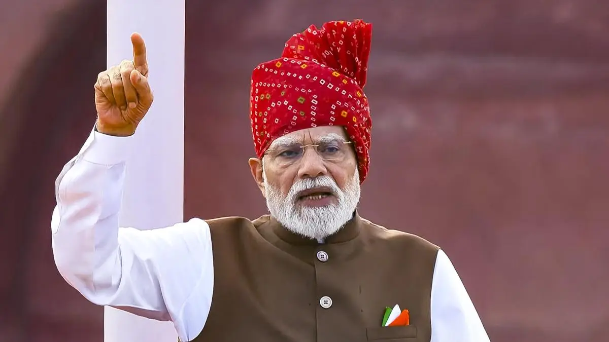 PM Modi Delivers Shortest Independence Day Speech in 4 Years, Highlights Development Goals