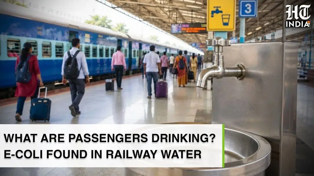 CAG Report Finds E. coli in Drinking Water at Some Railway Stations