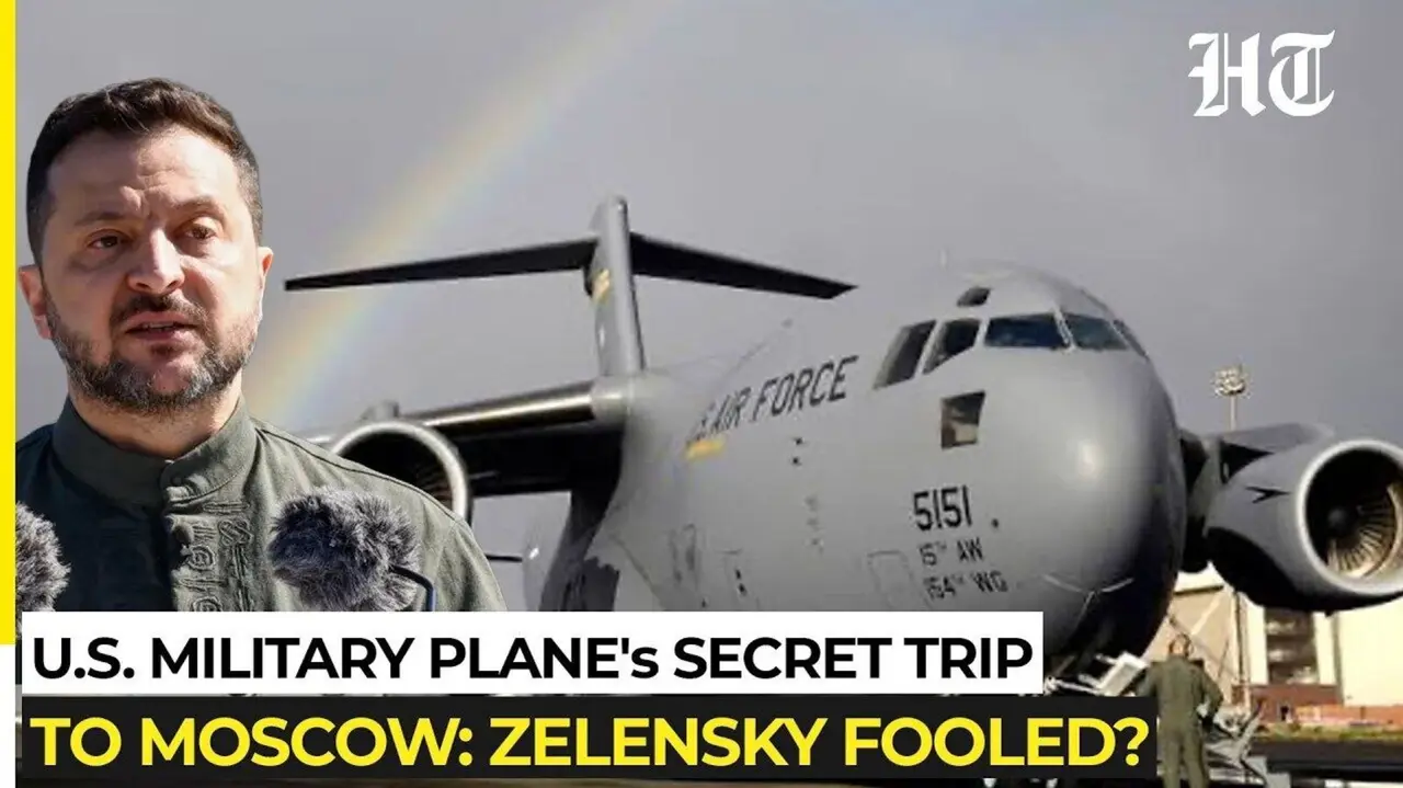 US Military Boeing Globemaster Lands in Moscow Amid Ukraine Talks