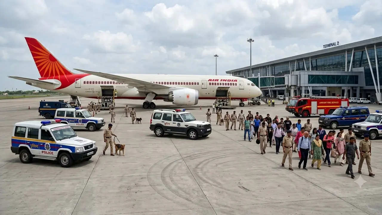 Air India Flight Makes Emergency Landing in Ahmedabad After Bomb Threat