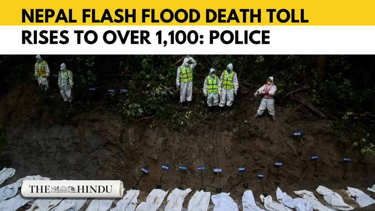 Nepal Flash Flood Death Toll Surpasses 1,100 with Thousands Missing
