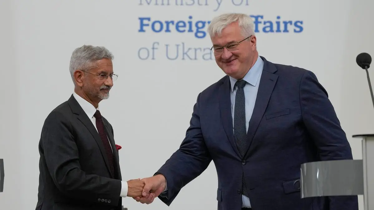 Jaishankar Offers India's Help to End Ukraine-Russia War in Kyiv