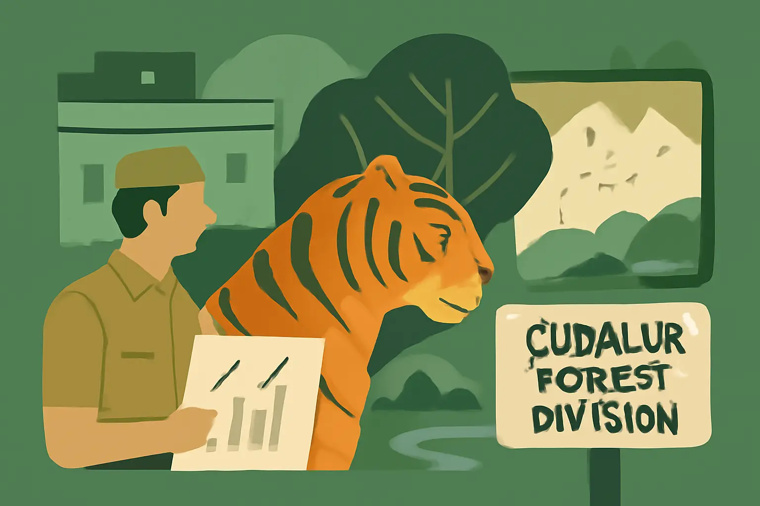 Efforts Underway to Capture Second Tiger in Gudalur Forest Division