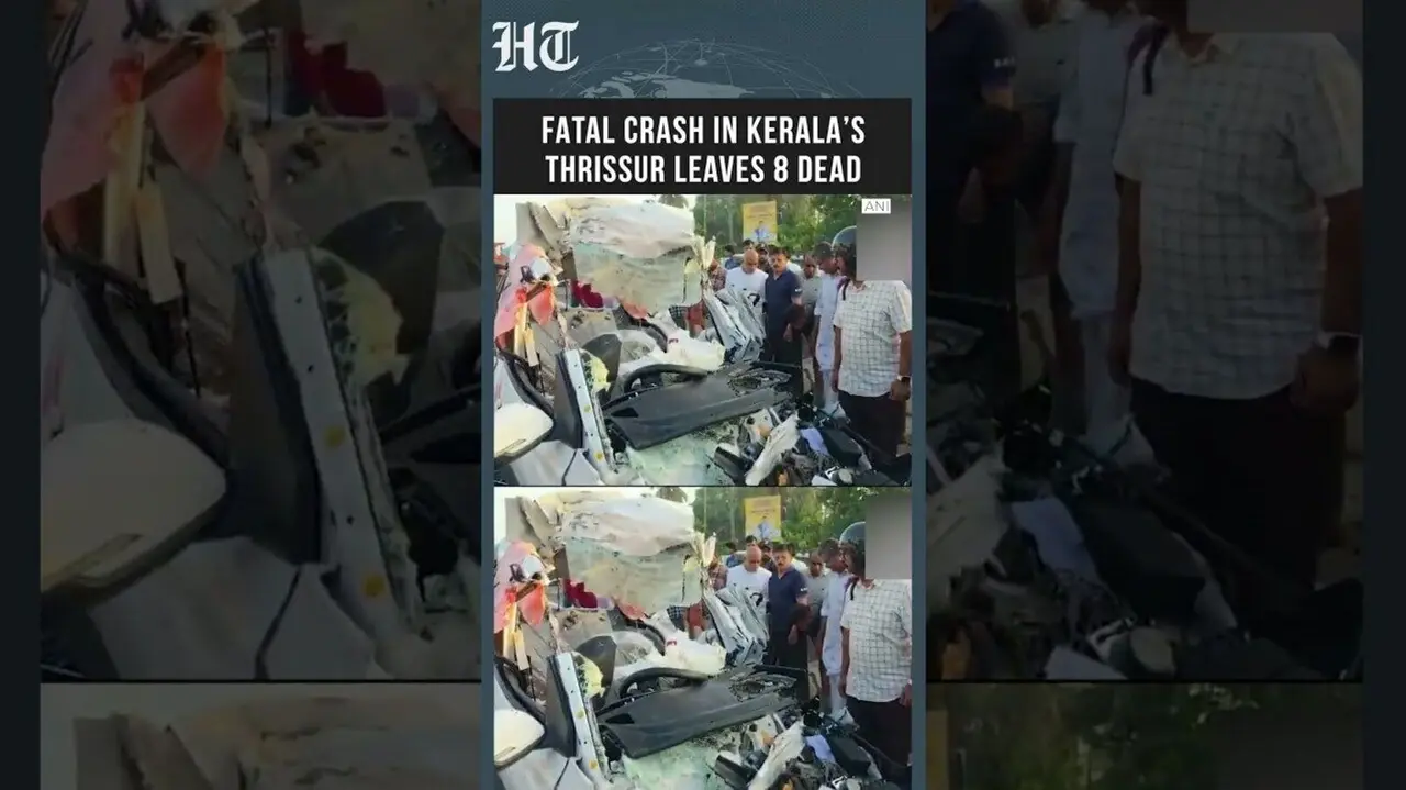 Eight Tamil Nadu Engineering Students Killed in Thrissur Road Accident