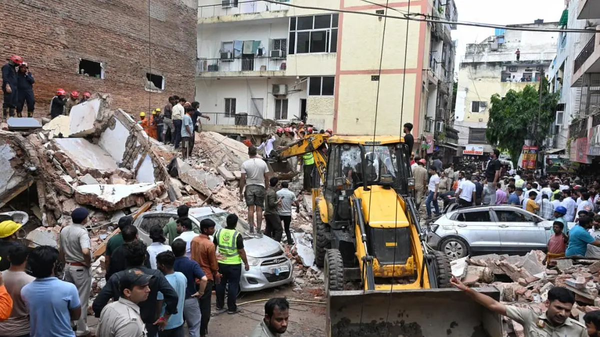 Delhi Building Collapse Kills Five; FIR Filed Against Owner