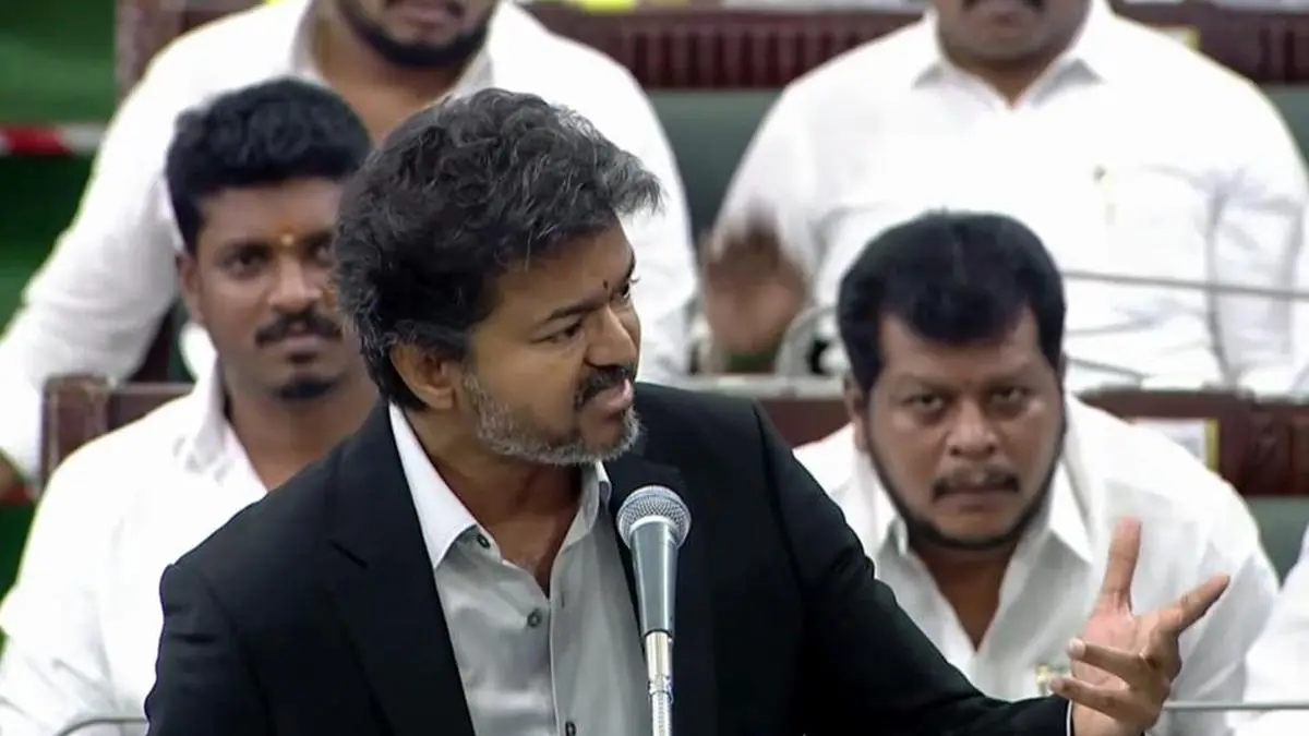 Tumultuous Scenes in Tamil Nadu Assembly as CM Vijay Targets DMK Using Sarkaria Commission