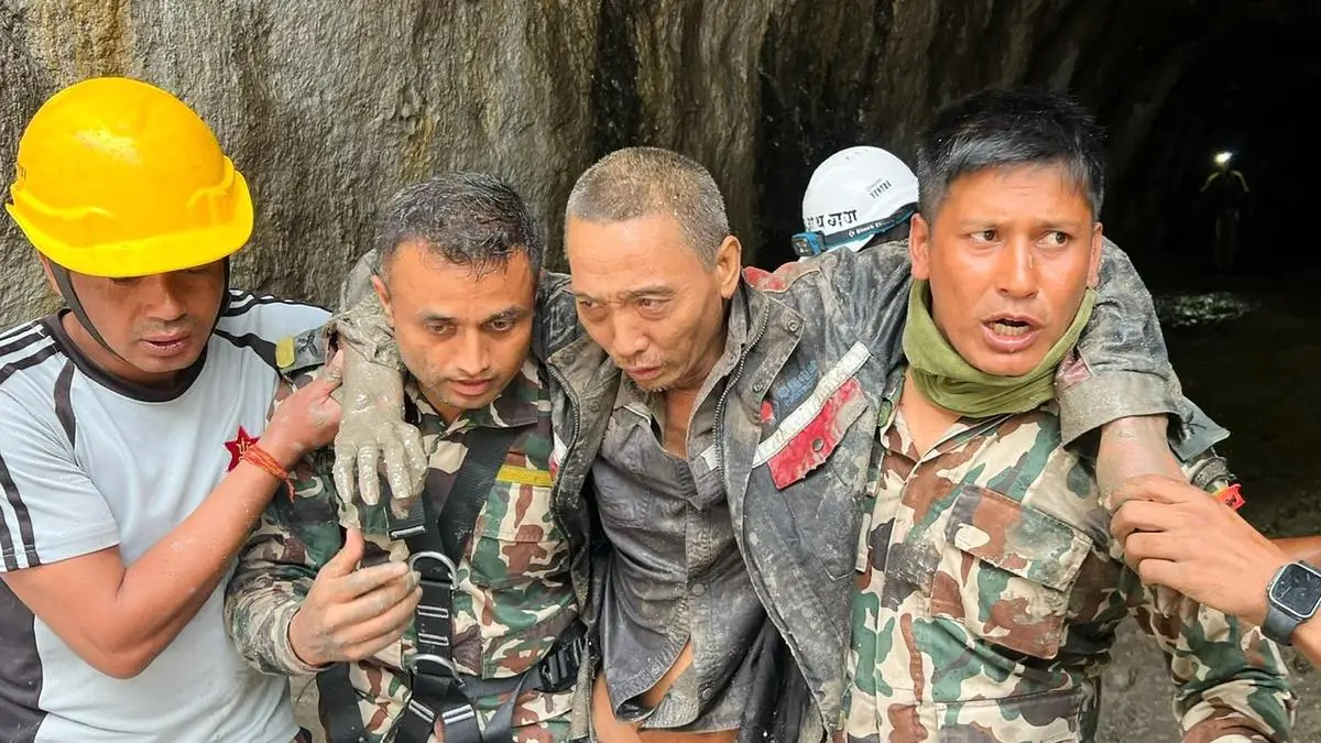 Two More People Rescued Alive After 10 Days in Nepal Flash Floods