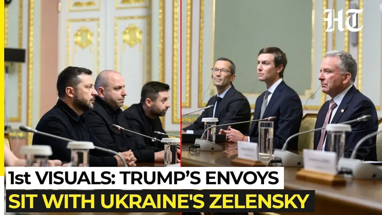 US Envoys Meet Zelenskyy in Kyiv Amid Ongoing Ukraine Conflict