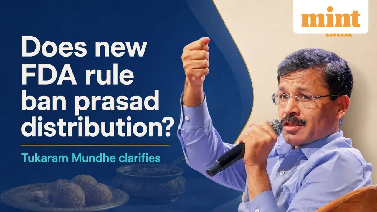 Maharashtra FDA Chief Tukaram Mundhe Clarifies Food Safety Directive