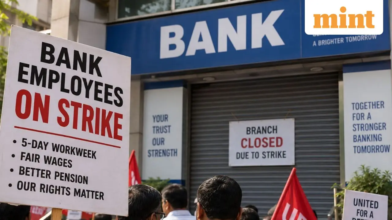 Nationwide Strike Hits Public Sector Bank Services Over 5-Day Workweek Demand
