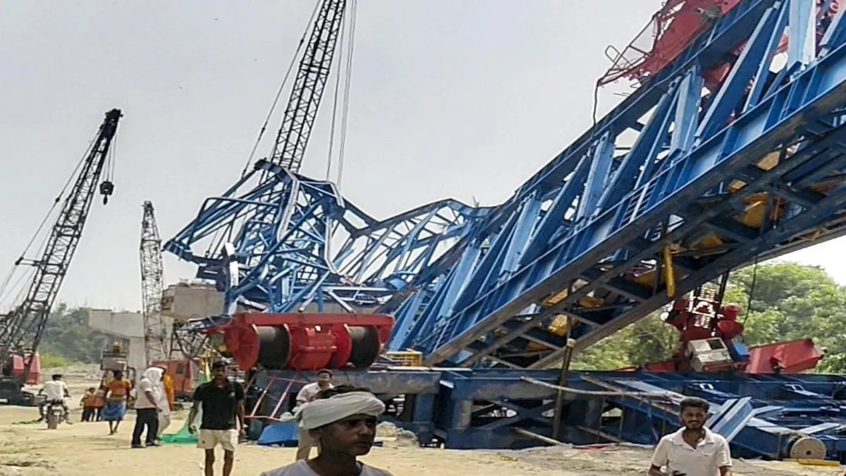 Under-Construction Bridge Girder Collapses in Bihar's Vaishali, Seven Injured