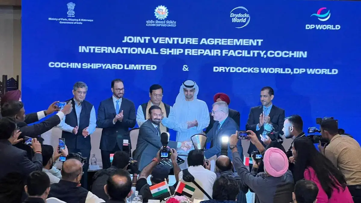 Drydocks World and Cochin Shipyard form JV to expand ship repair facility