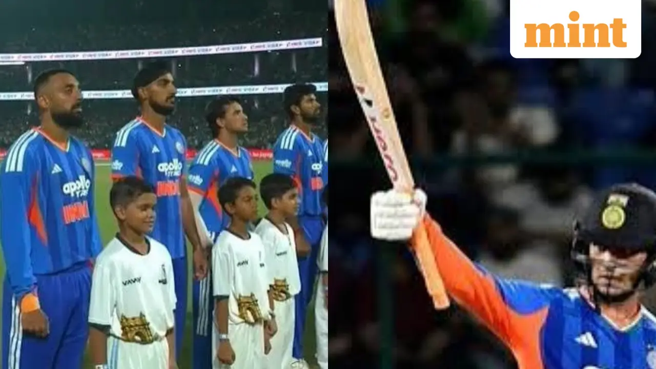 Vande Mataram Played Before National Anthem in India-Afghanistan T20I for First Time