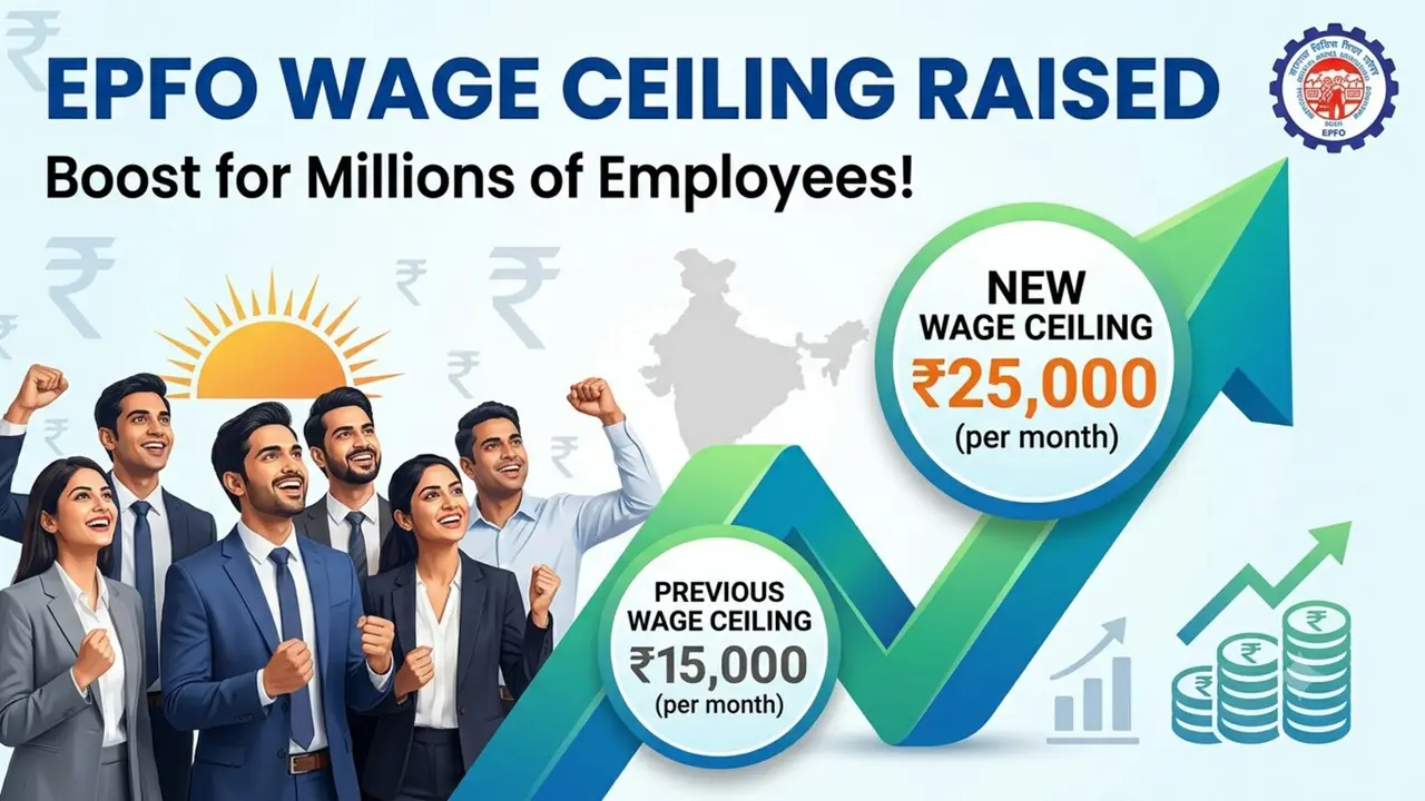 Union Cabinet Raises EPFO Wage Ceiling to Rs 25,000, Expands Coverage