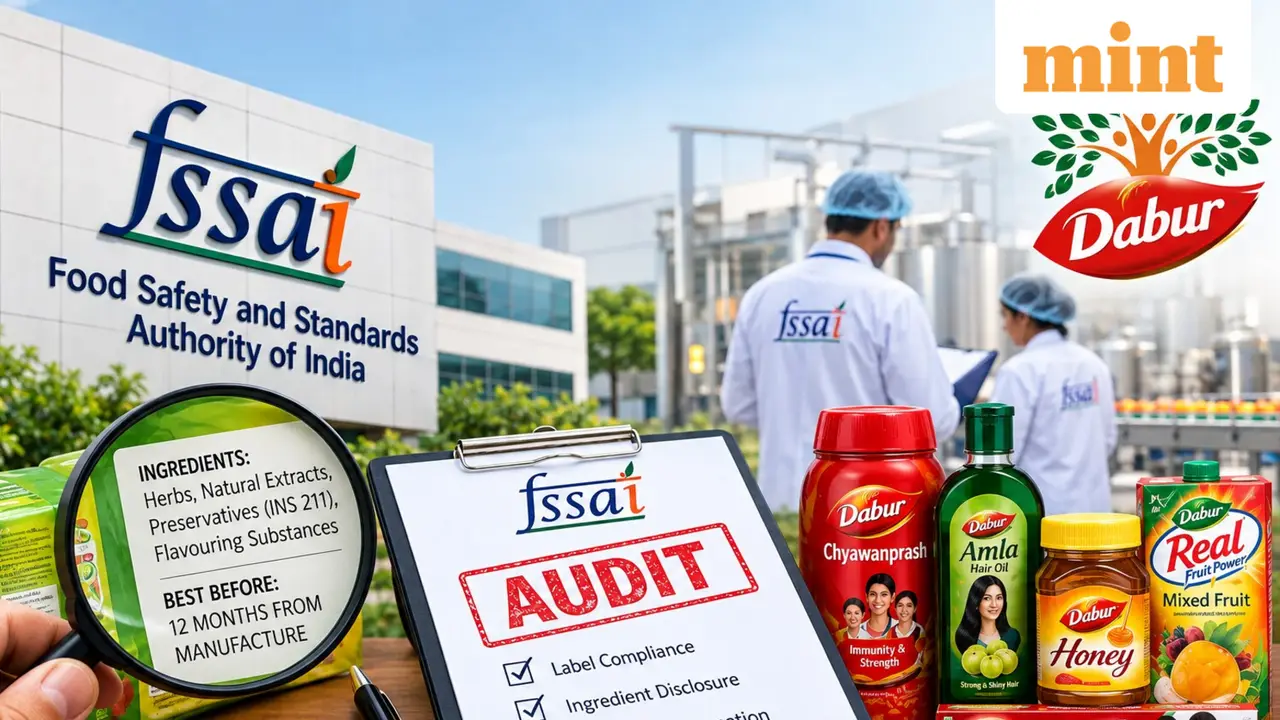 FSSAI Orders Audit of 27 Dabur Product Lines Over Misleading Health Claims