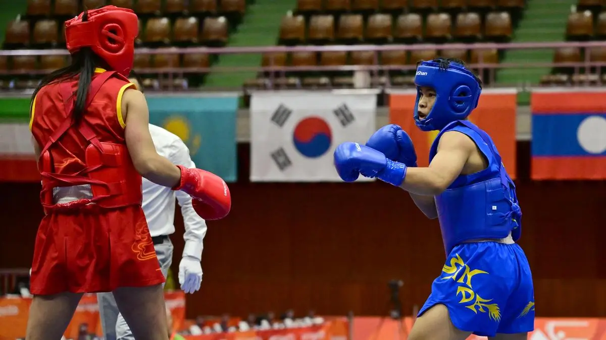 Roshibina Devi Naorem wins silver in women's sanda 60kg at Asian Games 2026