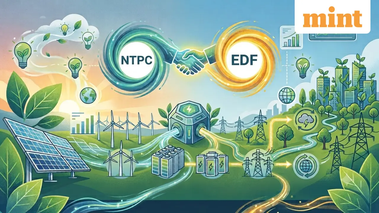 NTPC and EDF form joint venture to develop renewable energy projects in India