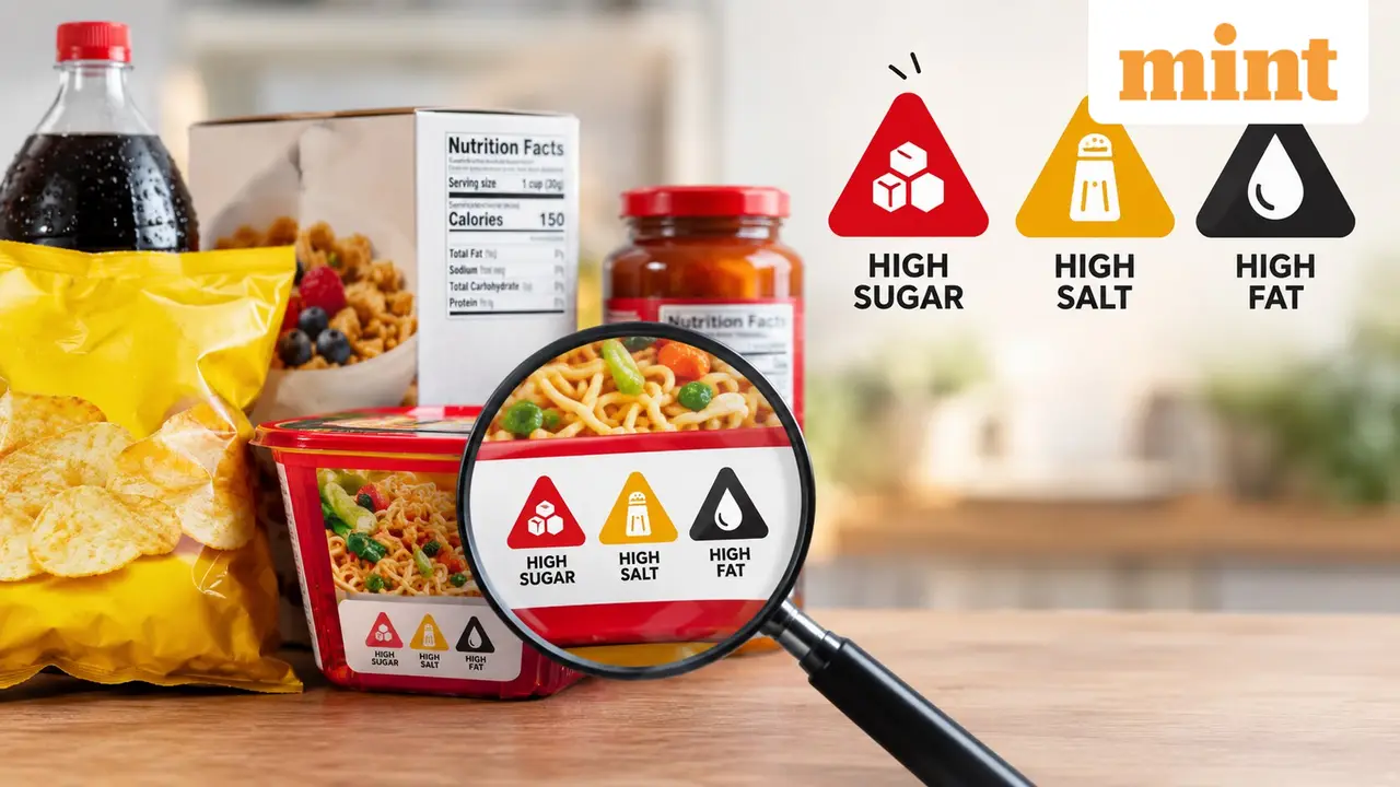 FSSAI Proposes Red Hexagonal Warning Labels on High Sugar, Salt, Fat Packaged Foods