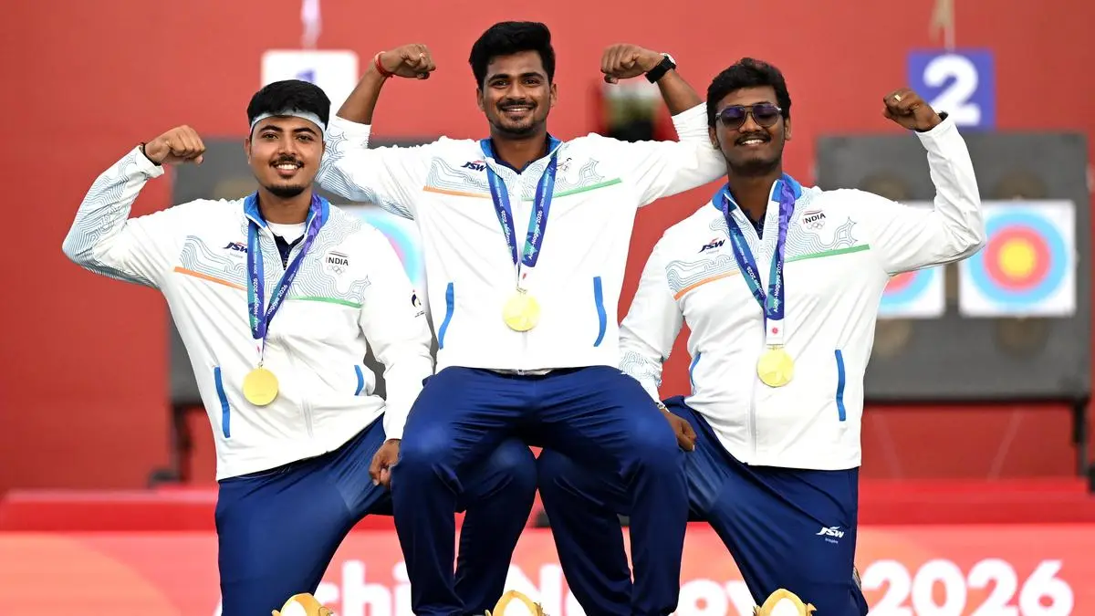India Wins Three Gold Medals in Compound Archery at 2026 Asian Games