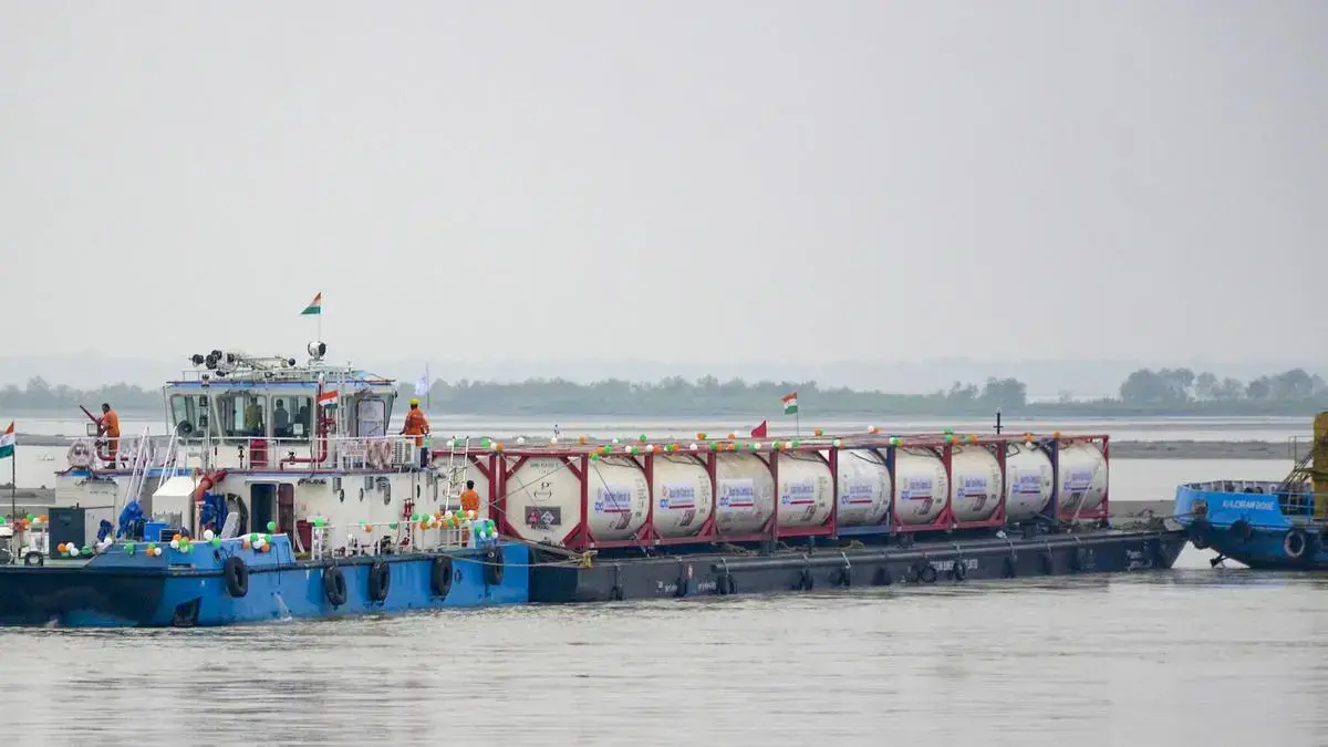 First International Cargo Vessel Leaves Assam's Bogibeel for Dhaka Since Independence