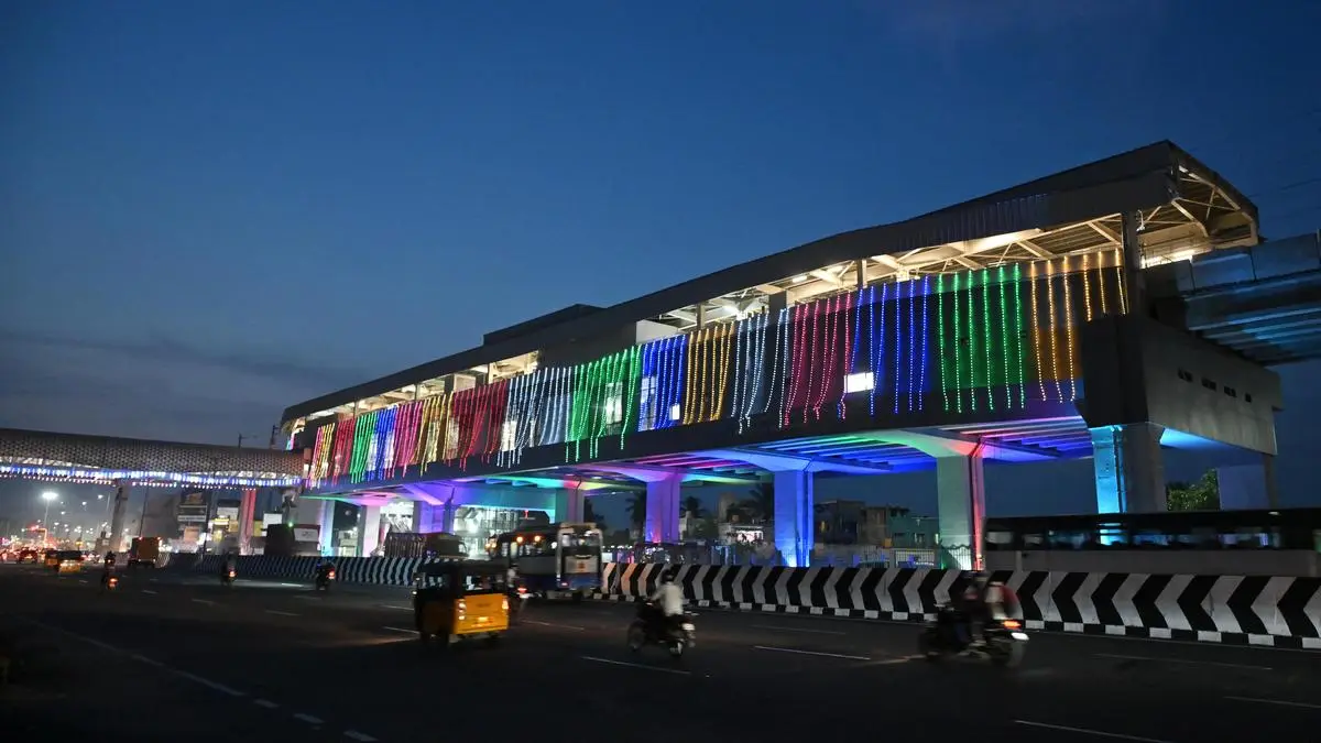 PM Modi and CM Vijay Flag Off Chennai Metro Rail Phase II First Train