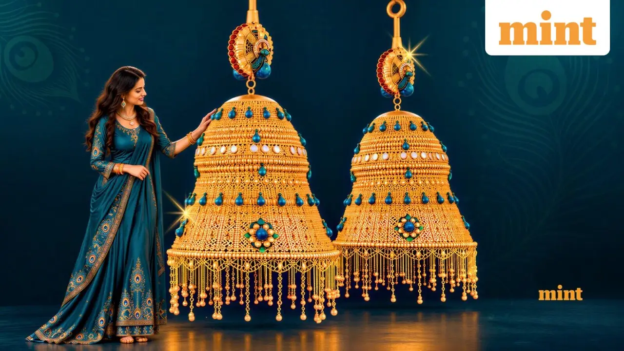 Joyalukkas Mayura Sahasra Earrings Set Two Guinness World Records
