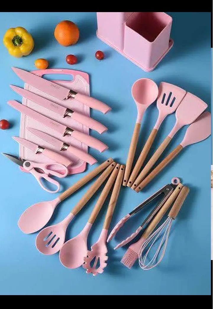 19pcs silicone spoon set  2