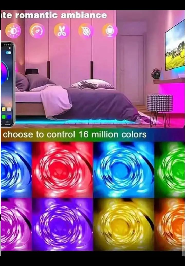 strip rope light display  2