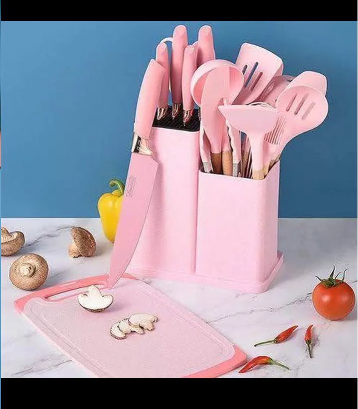 19pcs silicone spoon set  3