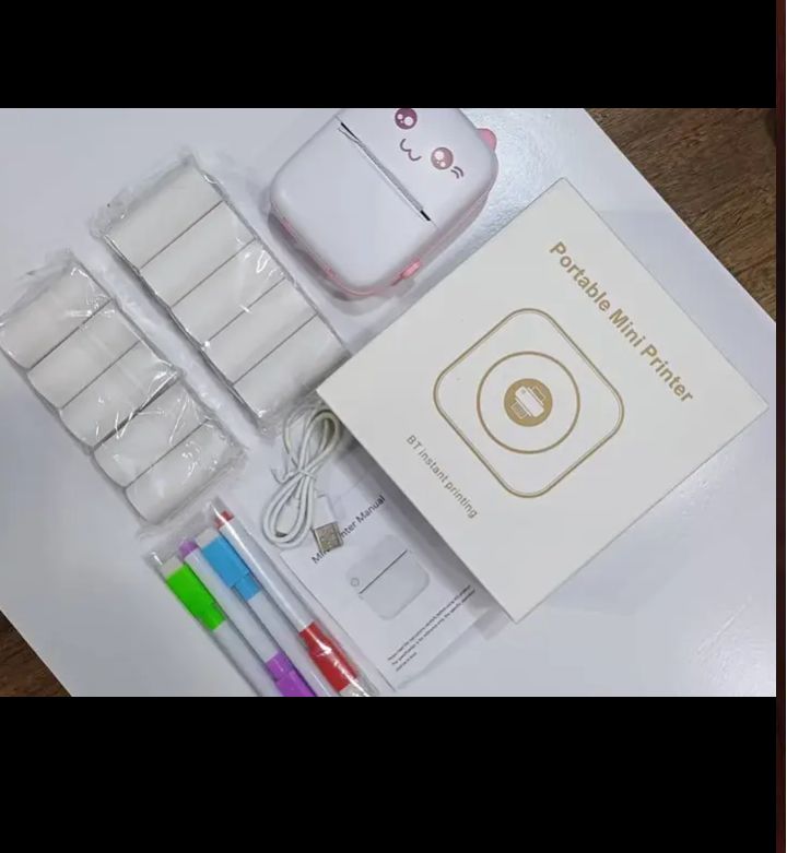 rechargeable mini printer  2