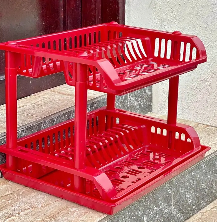 double dish plate rack