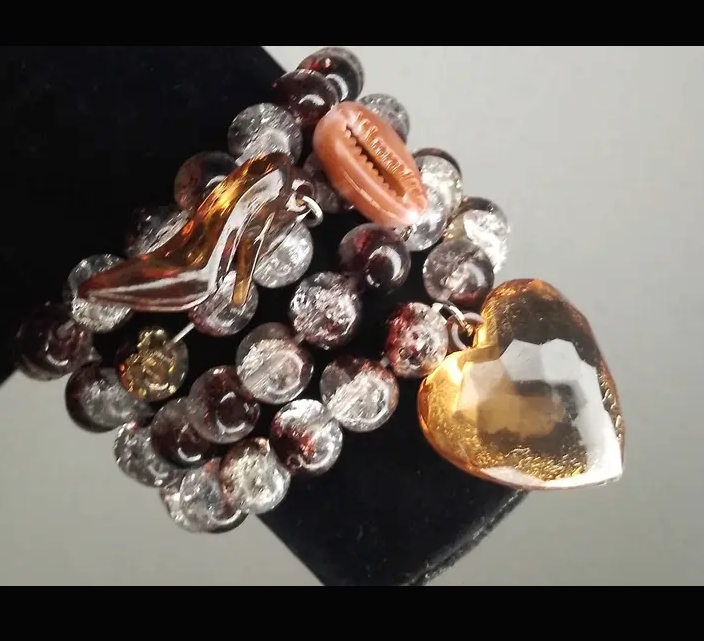 glass bead bracelets 4in1