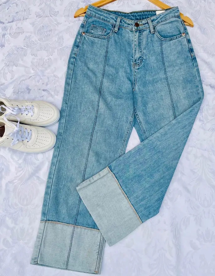 thrift boyfriend jean 