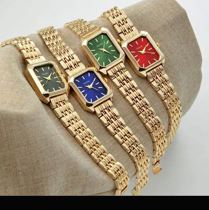 chain colour face watch  2