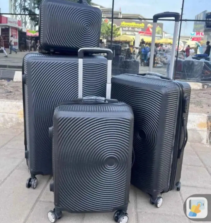 plastic travelling bag