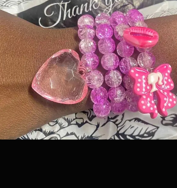 glass bead bracelets 4in1 2