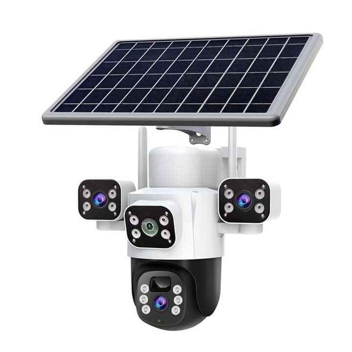  solar cctv cameras. 6