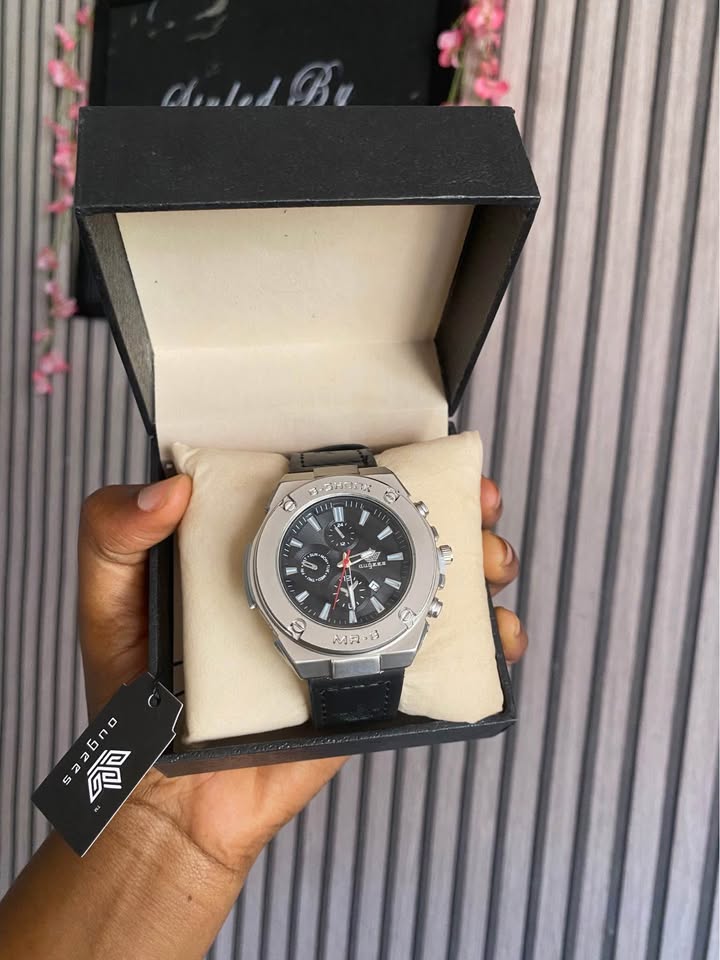 (men leather watch). 4