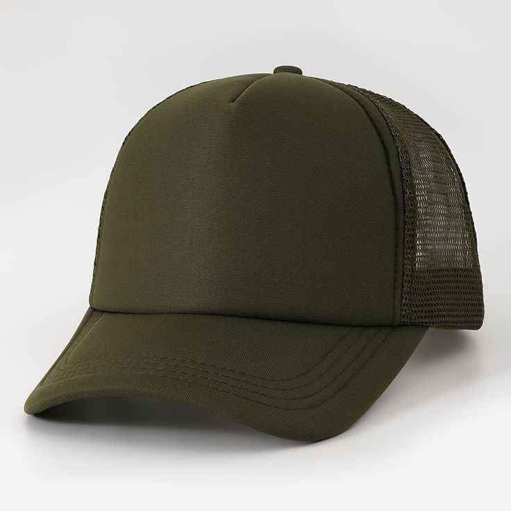  solid trucker hat (unisex) 3