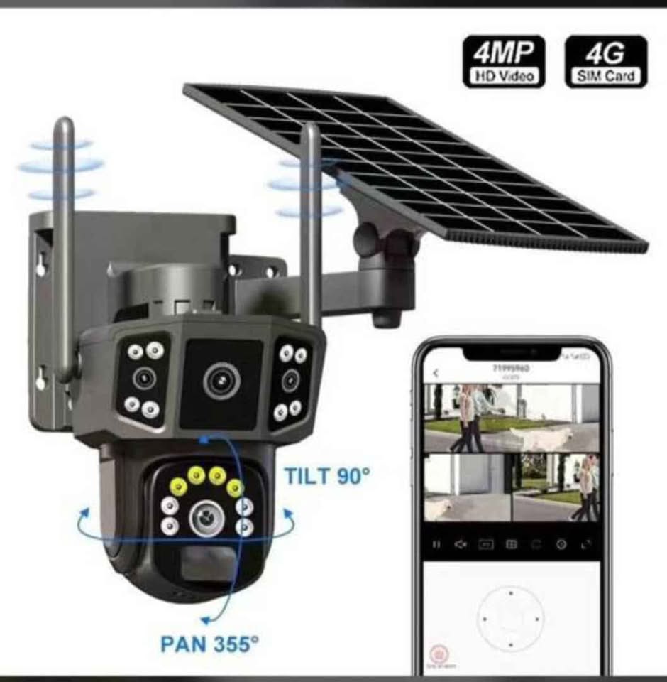  solar cctv cameras. 5