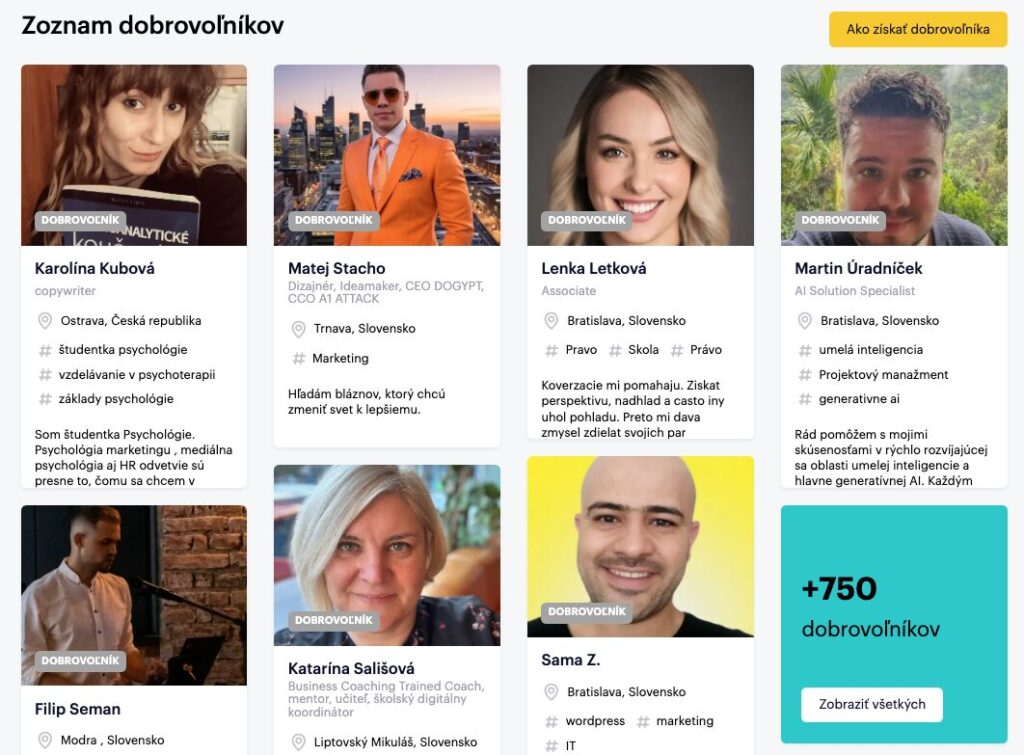 Dobrovoľníci na GROWNi