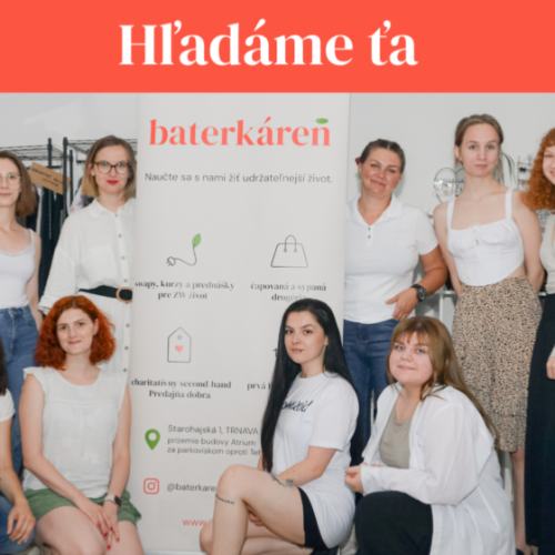 Pomoc v reuse centre (Baterkáreň alebo Back2Life Trnava)